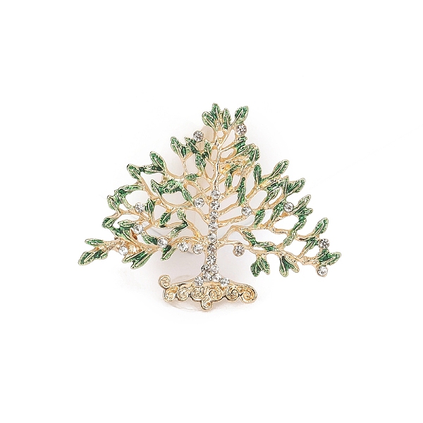 

PandaHall Tree of Life Zinc Alloy Rhinestone Brooch, Coat Suit Accessories, Golden, 50x40mm Alloy+Rhinestone Tree of Life
