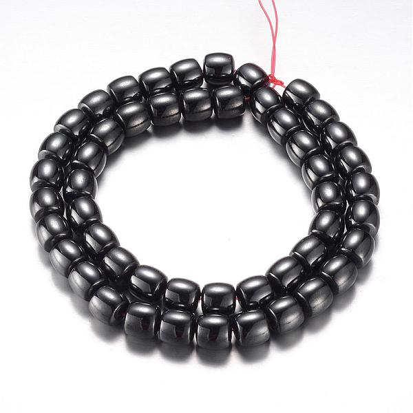 

PandaHall Magnetic Synthetic Hematite Bead Strands, Grade A, Drum, Original Color, 8x8mm, Hole: 1mm, about 50pcs/strand, 15.7 inch(40cm)...