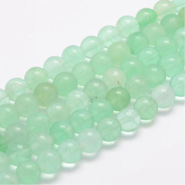 

PandaHall Natural Green Fluorite Bead Strands, Round, 12mm, Hole: 1mm, about 32pcs/strand, 15.5 inch Fluorite Round