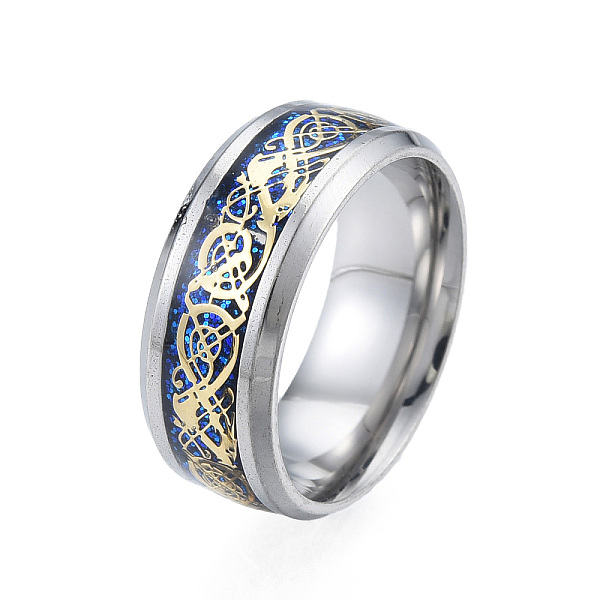 

PandaHall Bling 201 Stainless Steel Plain Band Ring for Women, Stainless Steel Color, Inner Diameter: 17mm 201 Stainless Steel