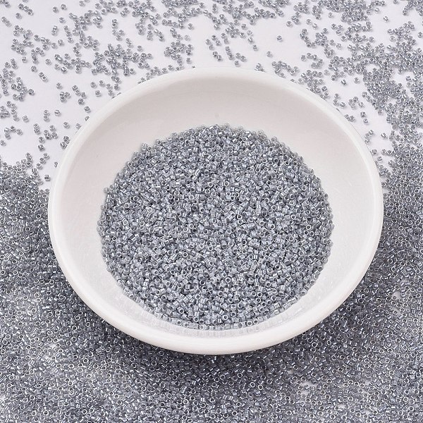 

PandaHall MIYUKI Delica Beads, Cylinder, Japanese Seed Beads, 11/0, (DB2392) Inside Dyed Pewter, 1.3x1.6mm, Hole: 0.8mm, about..., Gray