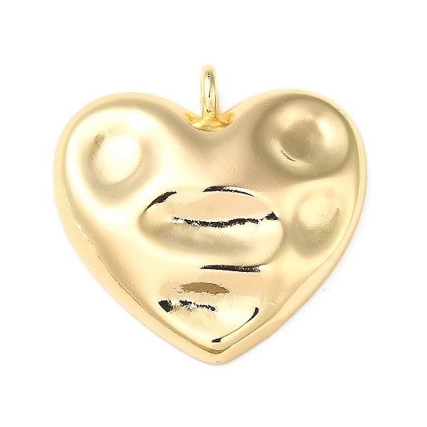 

PandaHall Brass Pendants, Heart, Real 18K Gold Plated, 30.5x31x7mm, Hole: 3.5mm Brass Heart