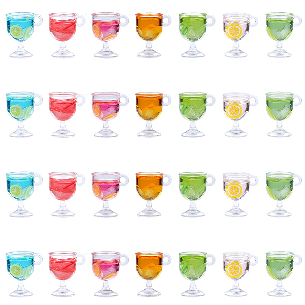 Resin Cup Pendants
