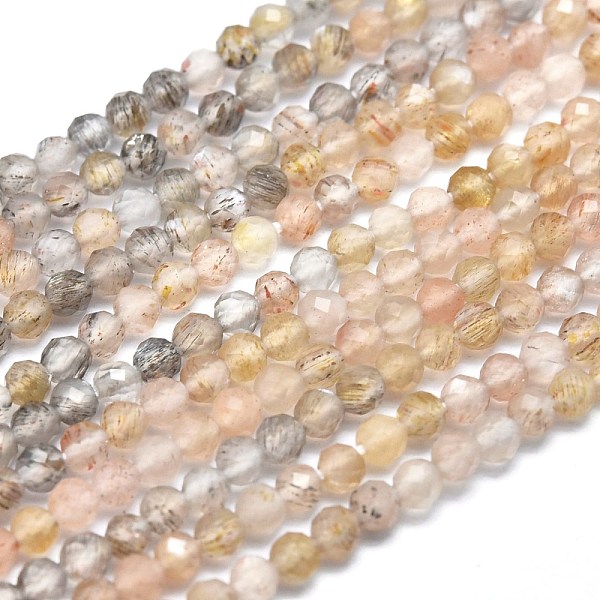Natürliche Multi-Mondstein-Perlenstränge