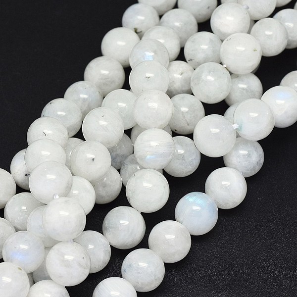 

PandaHall Natural Rainbow Moonstone Beads Strands, Round, 11~11.5mm, Hole: 0.8~1mm, about 33pcs/strand, 15.3~15.7 inch(39~40cm) Rainbow...