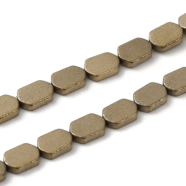 

PandaHall Electroplated Synthetic Non-Magnetic Hematite Beads Strands, Oval, Antique Bronze Plated, 4.5~5x3~3.5x1mm, Hole: 0.5mm, about...