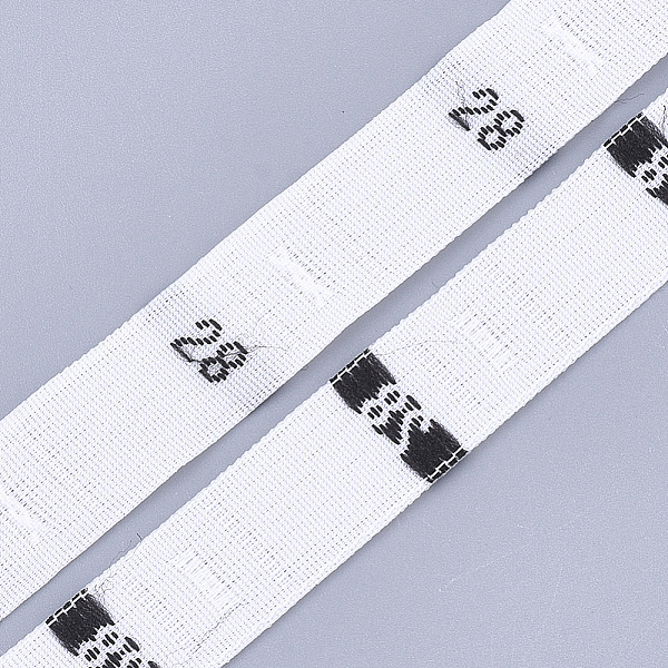 

PandaHall Clothing Size Labels(28), Garment Accessories, Size Tags, White, 12.5mm, about 10000pcs/bag Cloth White