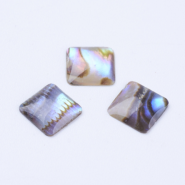 

PandaHall Natural Paua Shell Cabochons, Square, 6x6x1mm Paua Shell Square