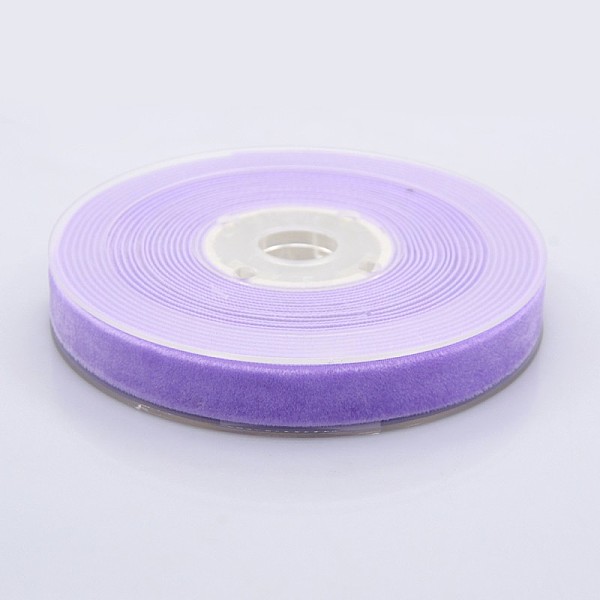 

PandaHall Polyester Velvet Ribbon for Gift Packing and Festival Decoration, Lilac, 1/2 inch(13mm), about 25yards/roll(22.86m/roll) Velvet..., Purple