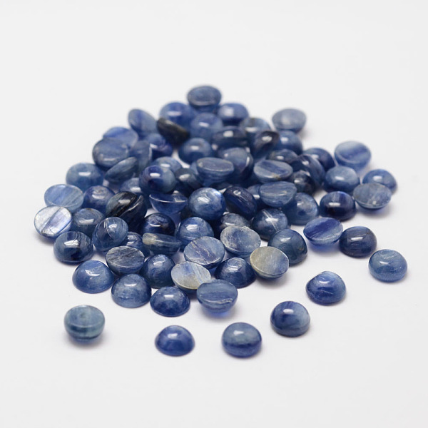 

PandaHall Dome Natural Kyanite/Cyanite/Disthene Cabochons, 6x3mm Other Quartz Half Round