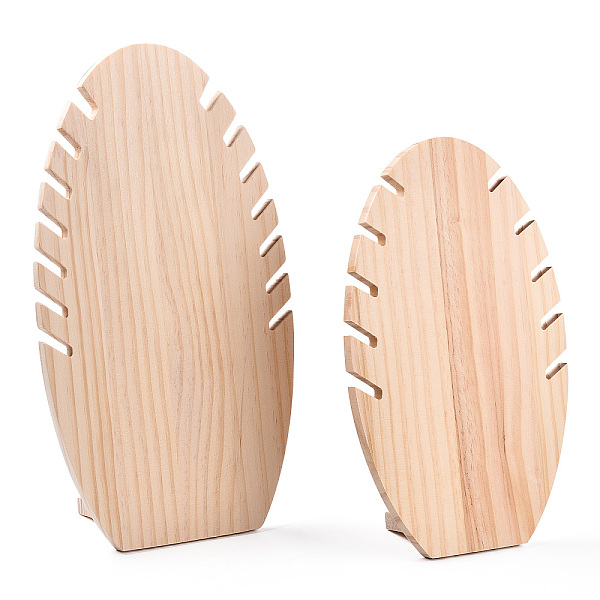 2 Sizes Wooden Oval… - image