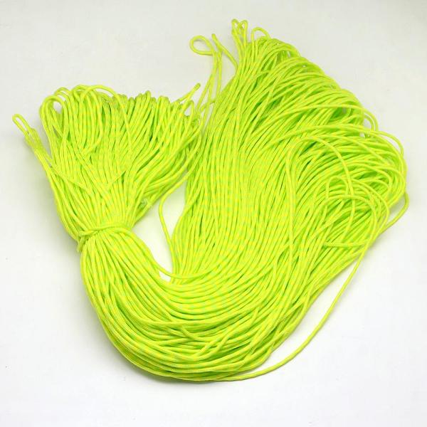 

PandaHall Polyester & Spandex Cord Ropes, 1 Inner Core, Green Yellow, 2mm, about 109.36 yards(100m)/bundle Polyester Green