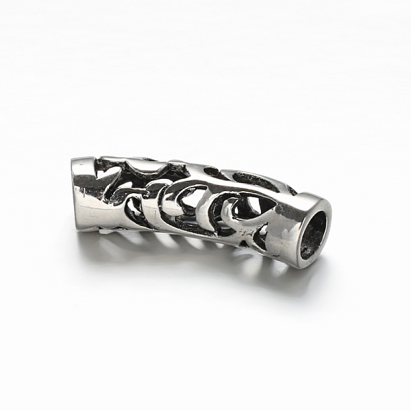

PandaHall Hollow 304 Stainless Steel Beads, Tube, Antique Silver, 23x6.5mm, Hole: 4mm 304 Stainless Steel Tube