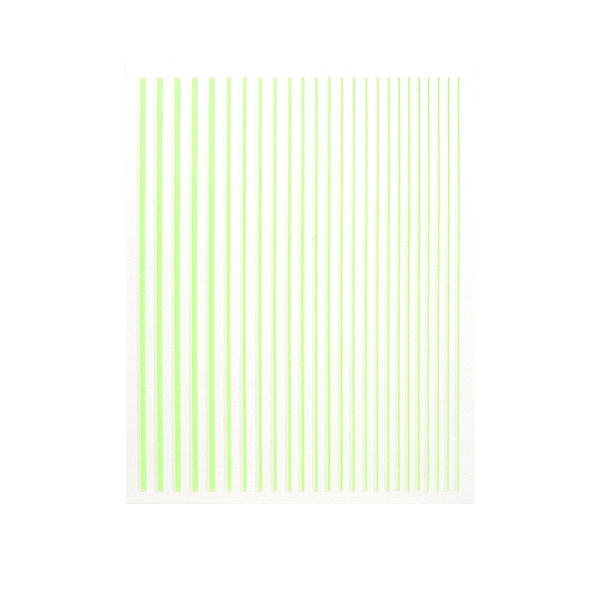 

PandaHall French Manicure Stickers, Self Adhesive, Wave French French Tips Nail Stickers for Nail Tips Decorations, Stripe Pattern..., Green