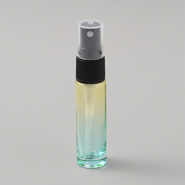 

PandaHall Gradient Color Glass Bottles, Empty Spray Bottles, Column, Yellow, 9.5x2cm, Capacity: 10ml(0.34fl. oz) Glass Column Yellow