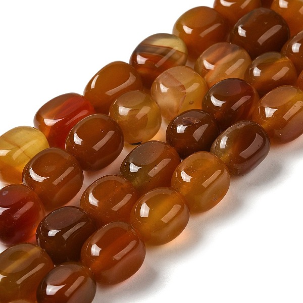 

PandaHall Natural Agate Beads Strands, Dyed & Heated, Cube, Chocolate, 11~12x8~9.5x8~9.5mm, Hole: 1.2mm, about 16pcs/strand, 7.48~7.72''..., Brown