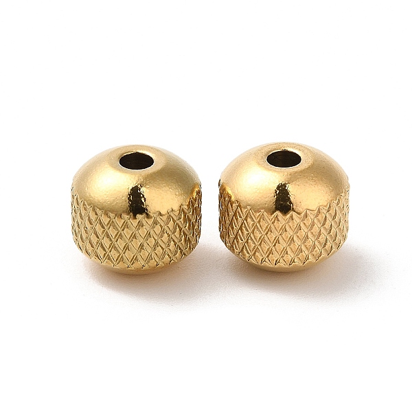 

PandaHall 201 Stainless Steel Bead, Round, Real 18K Gold Plated, 8mm, Hole: 2mm 201 Stainless Steel Round