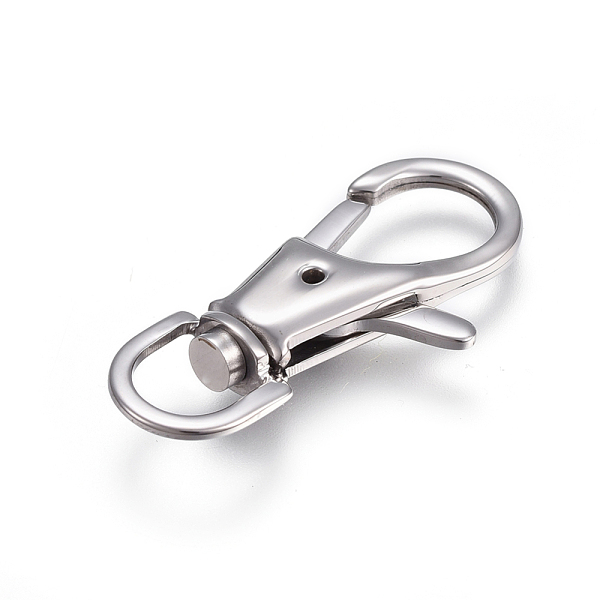 304 Stainless Steel Swivel Lobster Claw Clasps
