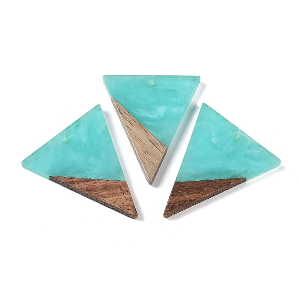 Resin & Wood Pendan… - image