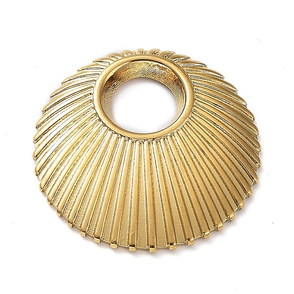 

PandaHall Ion Plating(IP) 304 Stainless Steel Pendants, Flat Round Charm, Real 18K Gold Plated, 25x3mm, Hole: 7mm 304 Stainless Steel Flat...