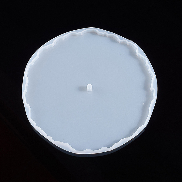 

PandaHall Silicone Molds, Resin Casting Molds, For UV Resin, Epoxy Resin Jewelry Making, Flat Round Tray, White, 155x7mm, Inner Diameter...