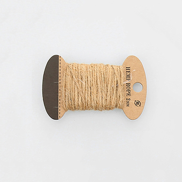 

PandaHall Jute Cord, Jute String, Jute Twine, 3 Ply, for Jewelry Making, Tan, 2mm, about 10.93 yards(10m)/board Jute Orange