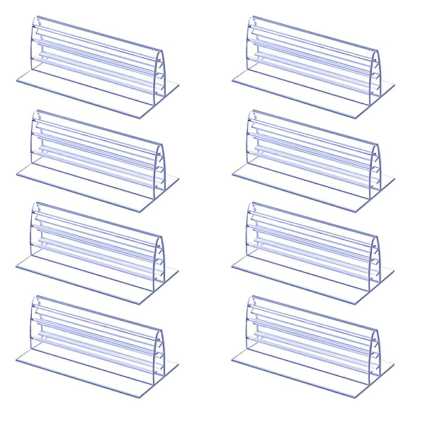 

PandaHall Plastic Business Card Frame, Display, Red, 4.3x7.2x3.5cm Plastic Red