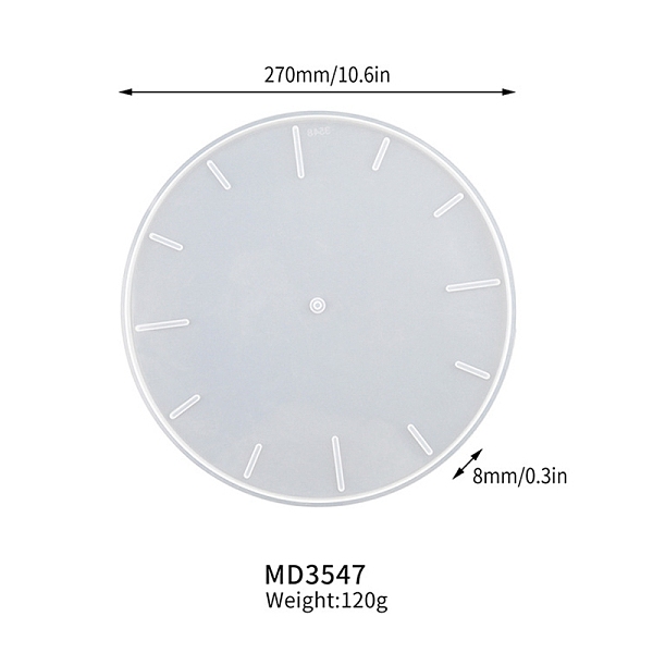 DIY Food Grade Silicone Digital Clock Molds