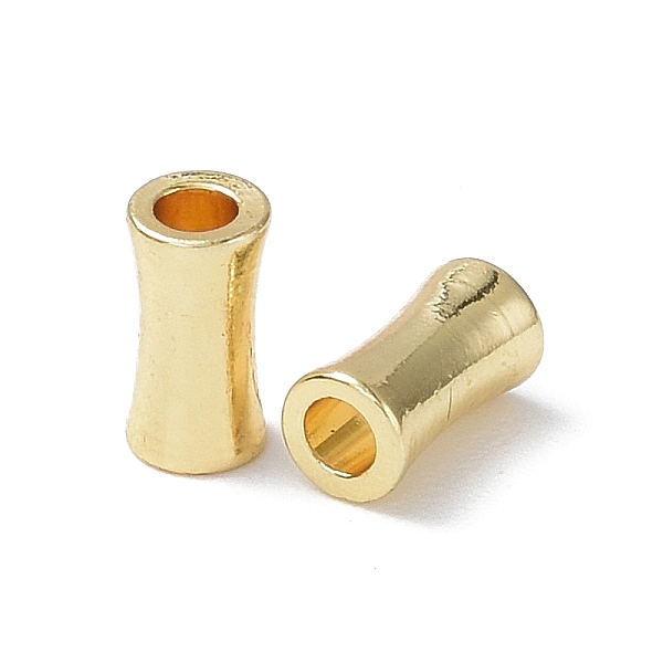 

PandaHall Brass Beads, Bamboo Stick, Real 18K Gold Plated, 6x3mm, Hole: 1.6mm Brass Bamboo