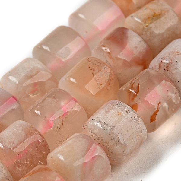 

PandaHall Natural Cherry Blossom Agate Beads Strands, Column, 8x8mm, Hole: 1mm, about 48pcs/strand, 14.96''(38cm) Cherry Blossom Agate...