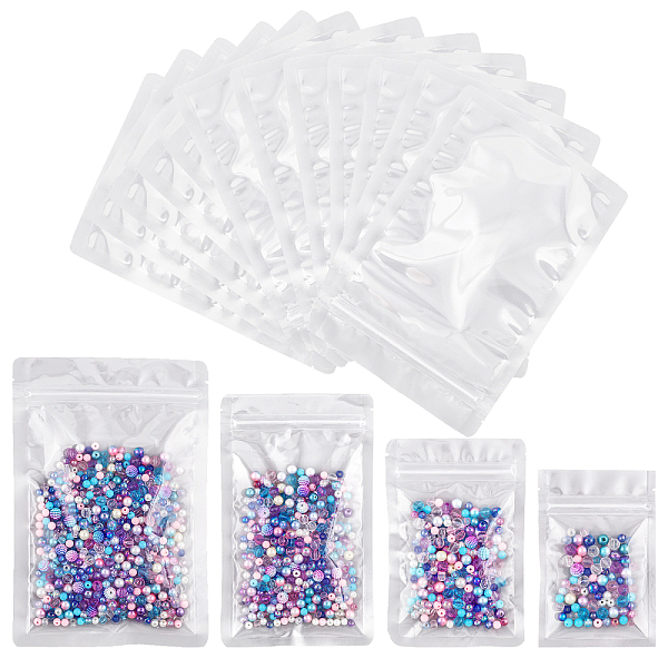 

PandaHall CHGCRAFT 4 Sizes Food grade Transparent PET Plastic Zip Lock Bags, Resealable Bags, Rectangle, Clear, 12~22x8~15x0.016cm...