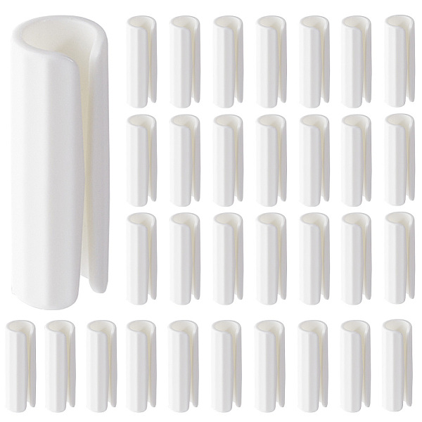

PandaHall ABS Plastic Bed Sheet Grippers, Fasteners Bed Sheet Clip, Quilt Fixator, Column, White, 49.5x17.5mm, Inner Diameter: 12.5mm...