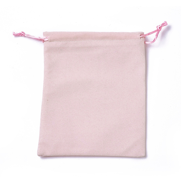 

PandaHall Velvet Packing Pouches, Drawstring Bags, Pink, 15~15.2x12~12.2cm Velvet Pink