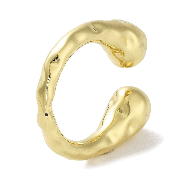 

PandaHall Rack Plating Brass Cuff Rings, Long-Lasting Plated for Women, Lead Free & Cadmium Free, Real 18K Gold Plated, US Size 6 3/4...