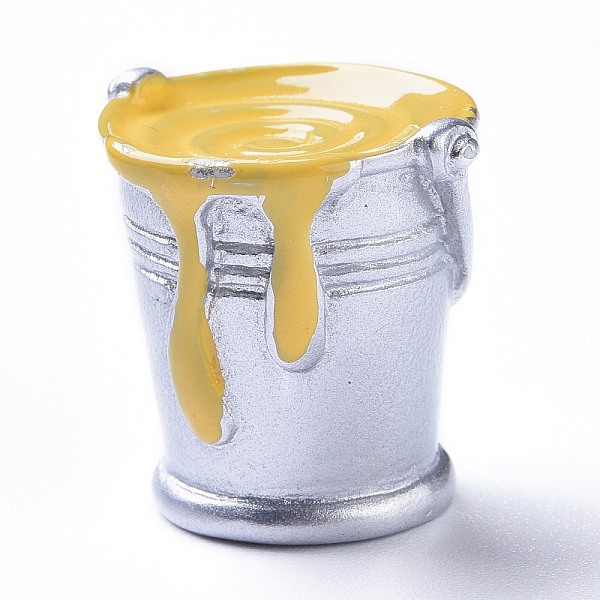 

PandaHall Resin Cabochons, Paint Bucket, Yellow, 24.5x25x21.5mm Resin Others Yellow