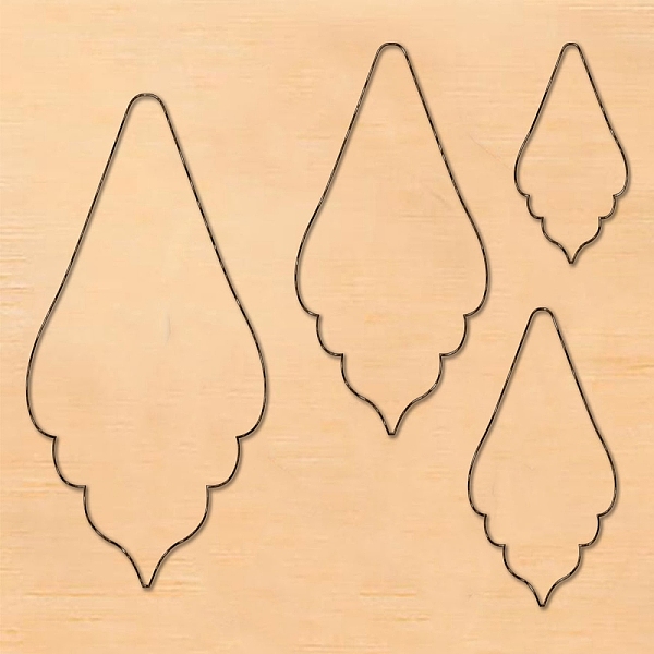 

PandaHall Wood Cutting Dies, with Steel, Leather Mold, for DIY Scrapbooking/Photo Album, Decorative Embossing DIY Paper Card, Leaf..., Orange