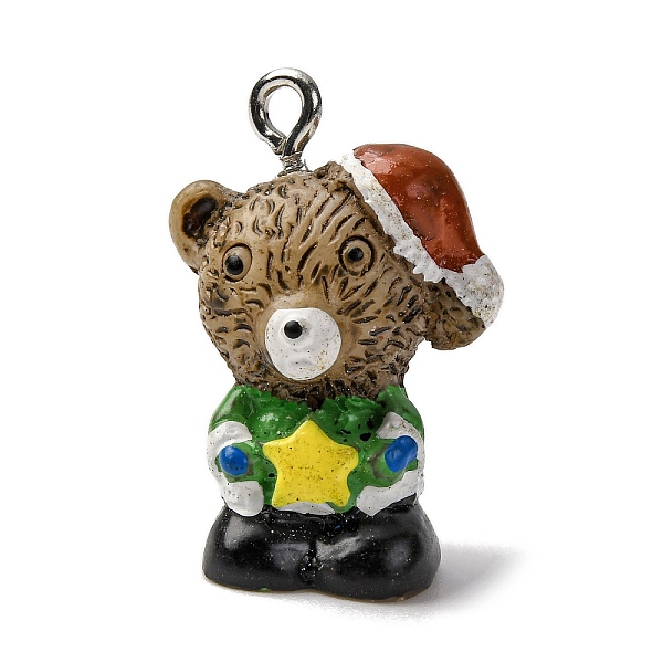 Christmas Oapque Resin Pendants