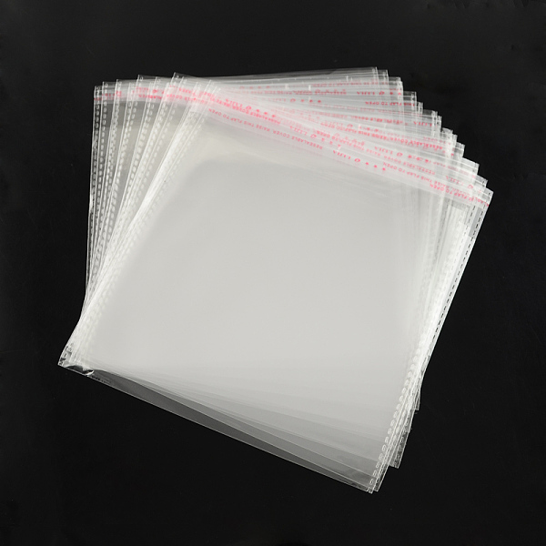 

PandaHall OPP Cellophane Bags, Square, Clear, 16x16cm, Unilateral Thickness: 0.035mm, Inner Measure: 13.5x16cm OPP Cellophane Clear