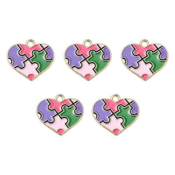 Alloy Enamel Pendants