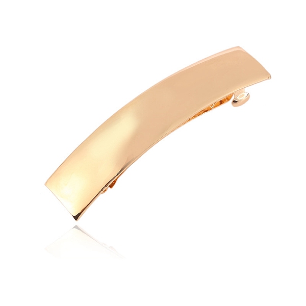

PandaHall Alloy Plating Hair Barrettes, Light Gold, 88x20mm Alloy