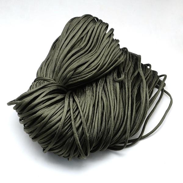 

PandaHall 7 Inner Cores Polyester & Spandex Cord Ropes, Solid Color, for Rope Bracelets Making, Dark Slate Gray, 4~5mm, about 109.36 yards...