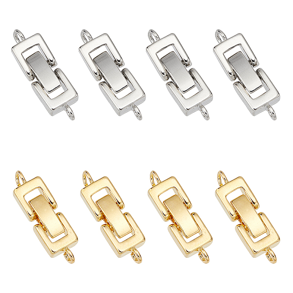 

PandaHall SUPERFINDINGS 12 sets Silver Golden Brass Fold Over Cord Ends Terminators Crimp End Tips with Lobster Claw Clasps for Jewelry...