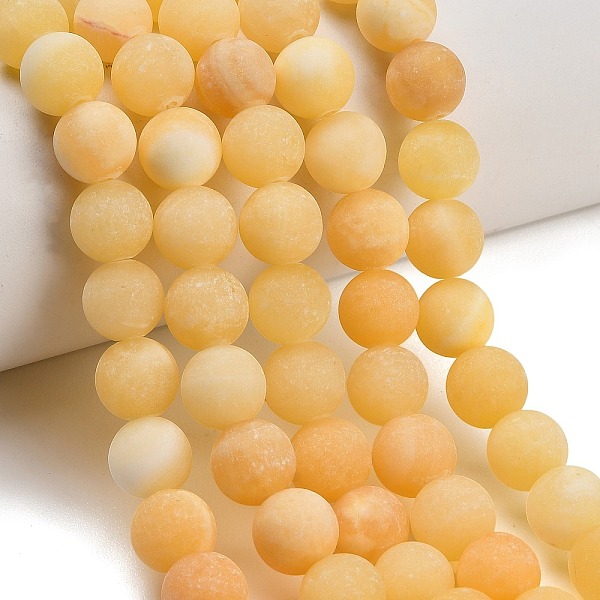 Natural Yellow Calcite Beads Strands