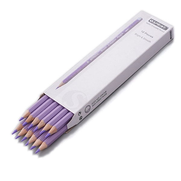 

PandaHall Pencil Tailor Chalk Pens, Violet, 174x7mm Wood Purple