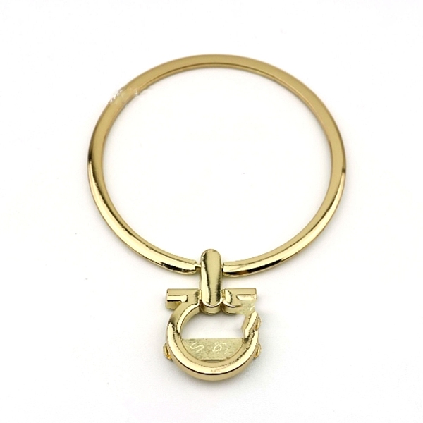 

PandaHall Alloy Bag Handle, with Clasp, Bag Replacement Accessories, Light Gold, 14x10x0.35cm, Inner Diameter: 8.8cm Alloy
