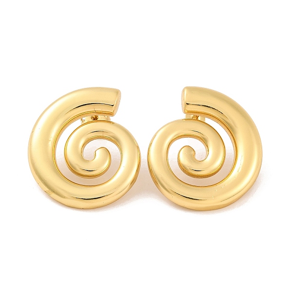 Brass Stud Earrings… - image