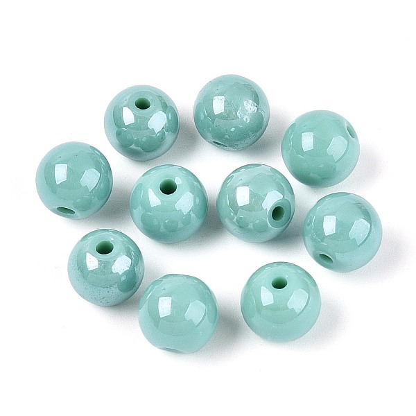 Brins de perles de verre rondes galvanisées-image-EGLA-T029-07E-fr