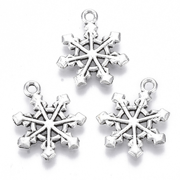 

PandaHall Tibetan Style Alloy Pendants, Lead Free & Cadmium Free, Snowflake, Antique Silver, 20x17x1.5mm, Hole: 1.8mm, about 400pcs/500g...