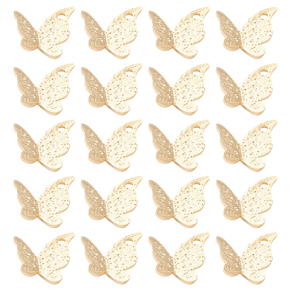

PandaHall CREATCABIN 1 Box 20Pcs Real 24K Gold Plated Brass Butterfly Charms Flying Animal Pendants Mini Butterflies Pendant Vintage Style...