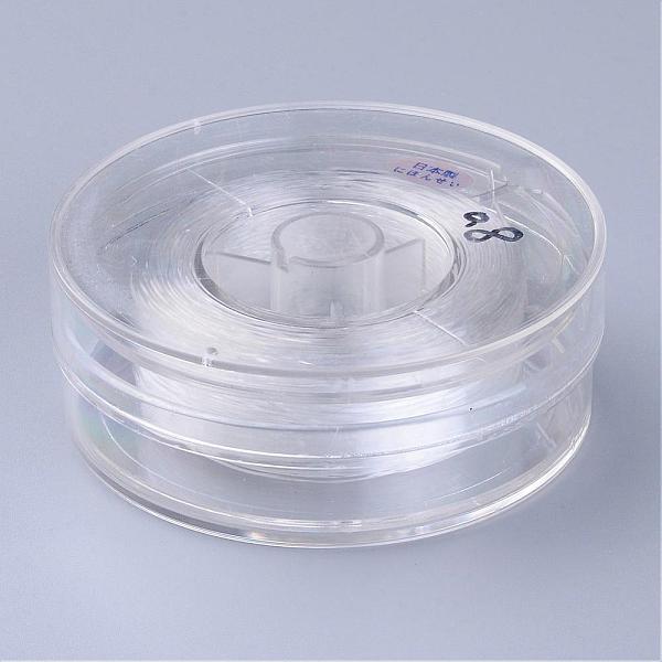 

PandaHall Japanese Elastic Crystal Thread, Stretchy Bracelet String for Jewelry Making, Clear, 1.5mm, about 15yards/roll, 45 feet/roll TPU...